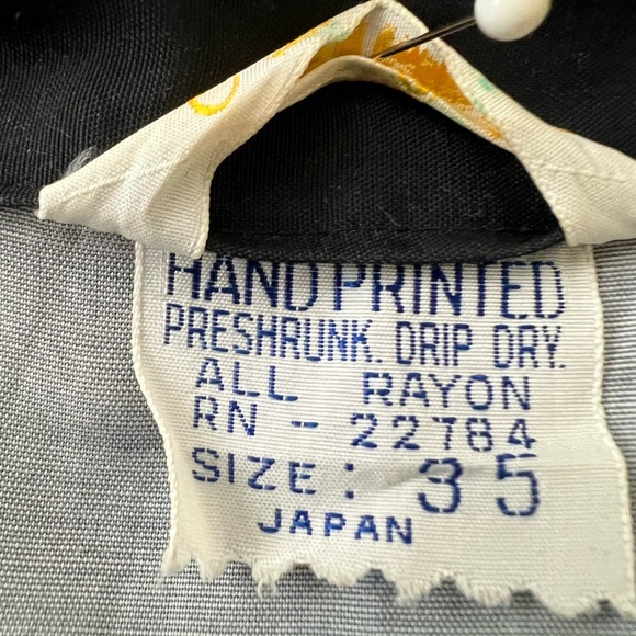 Japanese Kimono - Made in Japan - Handprinted - Size 35 - Picture 8 of 10